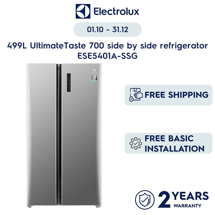 499L UltimateTaste 700 side by side refrigerator 